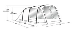 Outwell Rosedale 4PA Air Tent 18 Outwell Rosedale 4PA Air Tent -Robens Shop 111178 rosedale 4pa drawing perspective2