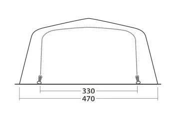 Outwell Wood Lake 7ATC Air Tent 5 Outwell Wood Lake 7ATC Air Tent - Image 3