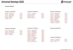 Outwell Universal Tent Awning Size 6 -Robens Shop 11129513