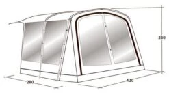 Outwell Universal Tent Awning Size 6 -Robens Shop 111295 3