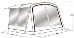 Outwell Universal Awning Size 7 12 Outwell Universal Awning Size 7 -Robens Shop 111296 universal awning size 7 drawing perspective2 1
