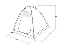 Outwell Free Standing Inner Tent L 16 Outwell Free Standing Inner Tent L -Robens Shop 111340 free standing inner l drawing perspective2