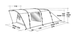 Easy Camp Palmdale 400 Tent -Robens Shop 120368 palmdale 400 drawing perspective 2