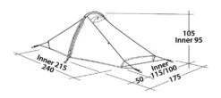 Robens Starlight 2 Tent -Robens Shop 130259 starlight 2 drawing perspective 2