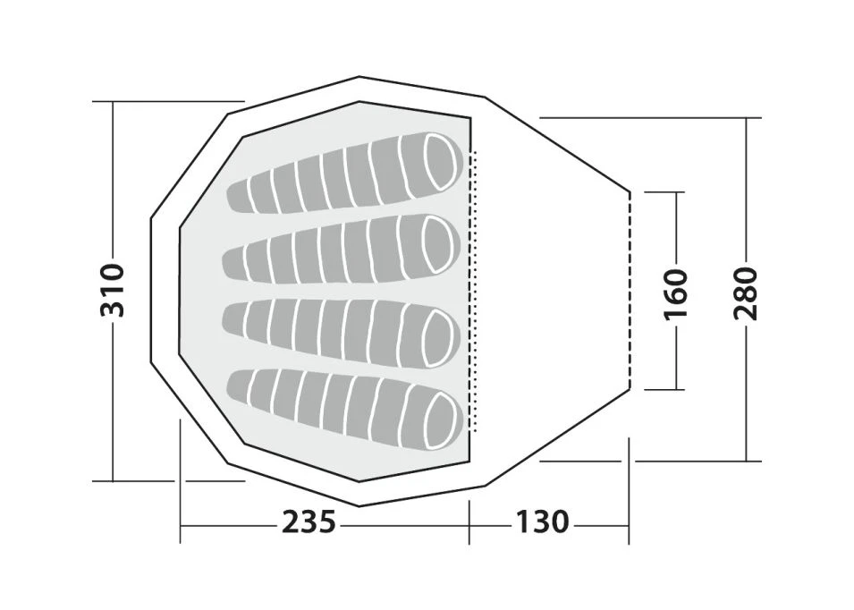 Robens Green Cone PRS Tent 4 Robens Green Cone PRS Tent - Image 2