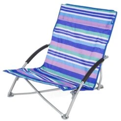 Yello Low Beach Chair Stripe Blue 7 Yello Low Beach Chair Stripe Blue -Robens Shop 1whwmatm