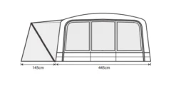 Outdoor Revolution Airedale 7.0SE Including Footprint & Lounge Liner 34 Outdoor Revolution Airedale 7.0SE Including Footprint & Lounge Liner -Robens Shop airedale 7se floorplan 3