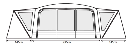 Outdoor Revolution Airedale 9.0DSE Air Tent Bundle (2023) 16 Outdoor Revolution Airedale 9.0DSE Air Tent Bundle (2023) - Image 14