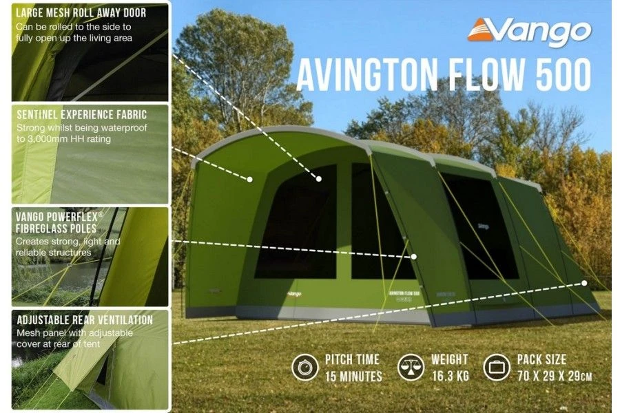 Vango Avington Flow 500 Tent 8 Vango Avington Flow 500 Tent - Image 6