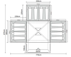 Outdoor Revolution Camp Star 1200 Air Tent Bundle (2022) 26 Outdoor Revolution Camp Star 1200 Air Tent Bundle (2022) -Robens Shop campstar 1200 1 1
