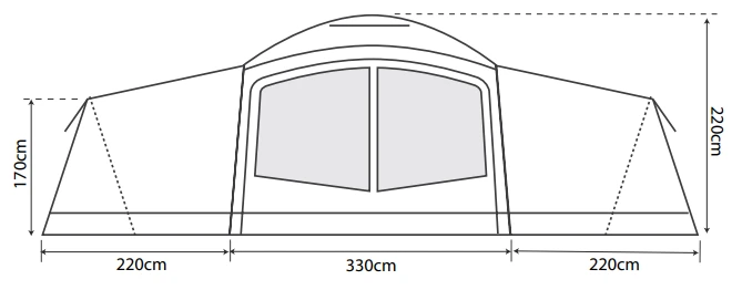 Outdoor Revolution Camp Star 1200 Air Tent Bundle (2022) 14 Outdoor Revolution Camp Star 1200 Air Tent Bundle (2022) - Image 12