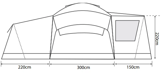Outdoor Revolution Camp Star 1200 Air Tent Bundle (2022) 16 Outdoor Revolution Camp Star 1200 Air Tent Bundle (2022) - Image 14