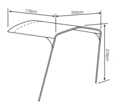 Outdoor Revolution Camp Star Sun Canopy 500XL / 600 / 1200 16 Outdoor Revolution Camp Star Sun Canopy 500XL / 600 / 1200 -Robens Shop campstar 600 canopy