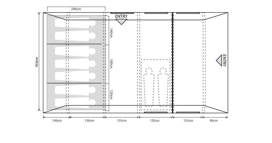 Outdoor Revolution Camp Star 700 Air Tent Bundle 11 Outdoor Revolution Camp Star 700 Air Tent Bundle - Image 9