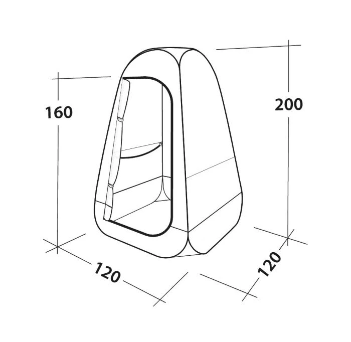 Easy Camp Little Loo Toilet Tent 5 Easy Camp Little Loo Toilet Tent - Image 3