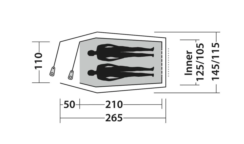 Easy Camp Energy 200 Compact Tent 4 Easy Camp Energy 200 Compact Tent - Image 2