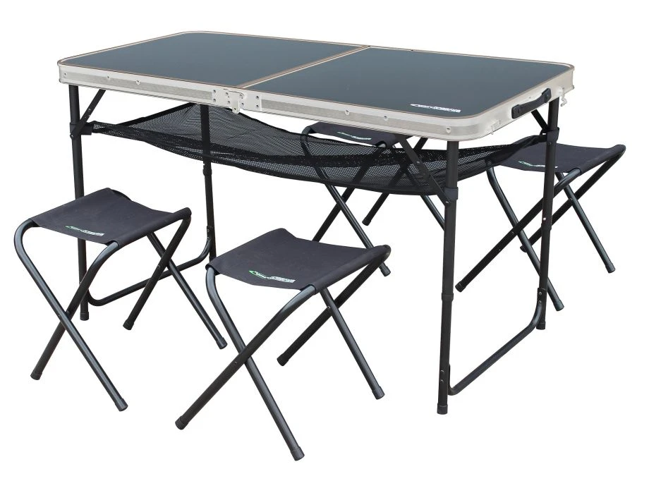 Outdoor Revolution Capri Aluminium Picnic Table And Stool Set 4 Outdoor Revolution Capri Aluminium Picnic Table And Stool Set - Image 2