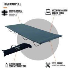 Vango Hush Campbed -Robens Shop hush campbed infographic hi
