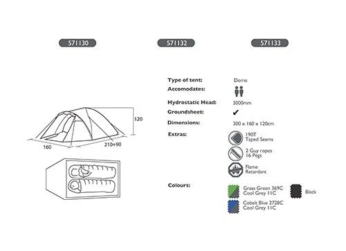 Summit 2 Person Double Skin Dome Tent 4 Summit 2 Person Double Skin Dome Tent - Image 2