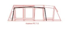 Outdoor Revolution Kalahari PC 7.0 Side Sun Wing -Robens Shop kalahari sun wing 2 1 1