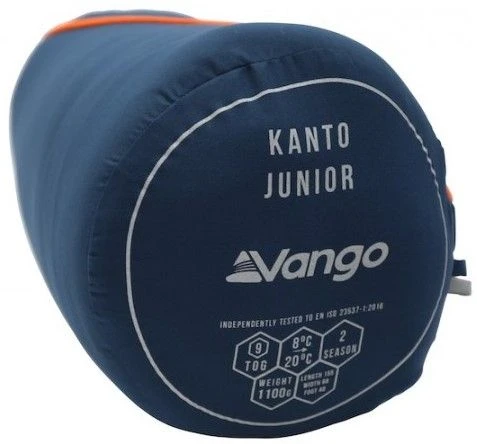 Vango Kanto Junior Ink Blue Sleeping Bag 4 Vango Kanto Junior Ink Blue Sleeping Bag - Image 2