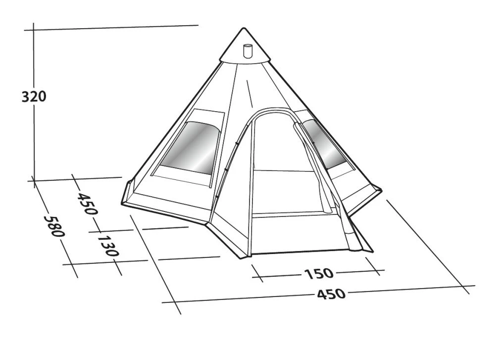 Robens Kiowa Tipi Tent 8 Robens Kiowa Tipi Tent - Image 6