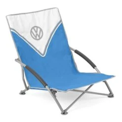 Volkswagen Blue Campervan Folding Low Camping Chair -Robens Shop low volkswagen blue campervan folding low camping chair 80601.1568212620