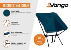 Vango Micro Steel Chair Standard 12 Vango Micro Steel Chair Standard -Robens Shop micro steel infographic low res