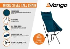 Vango Micro Steel Tall Chair 9 Vango Micro Steel Tall Chair -Robens Shop micro steel tall infographic low res