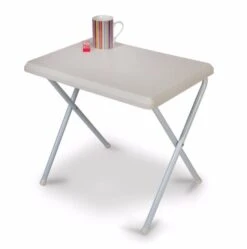 Resin Low Profile White Table -Robens Shop mini table white 0 1