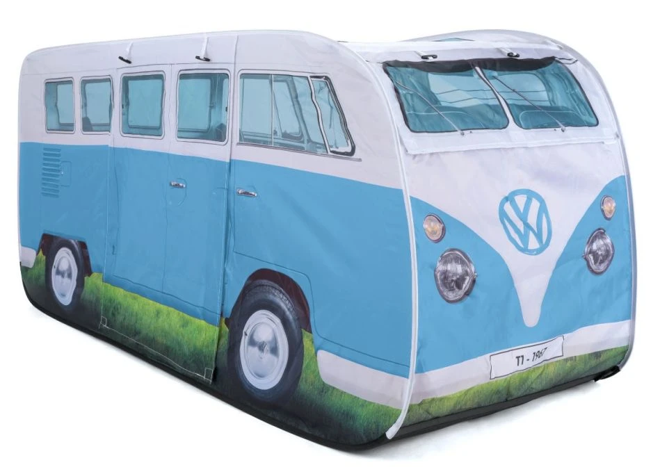 Volkswagen VW Campervan Kids Blue Pop Up Tent 3 Volkswagen VW Campervan Kids Blue Pop Up Tent