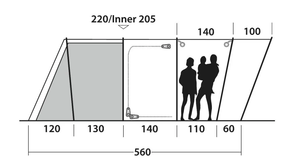 Outwell Montana 6PE Tent 7 Outwell Montana 6PE Tent - Image 5