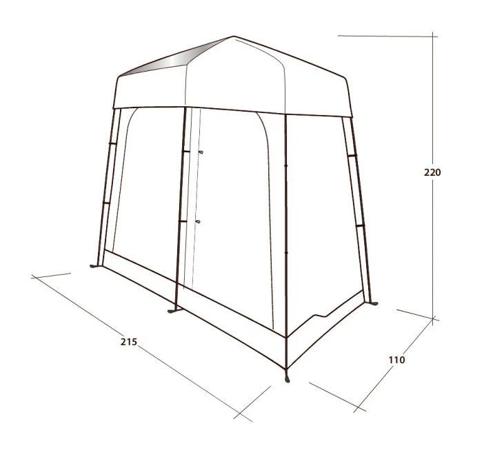 Outwell Seahaven Comfort Station Double Utility Tent 4 Outwell Seahaven Comfort Station Double Utility Tent - Image 2