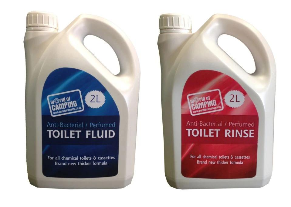 WoC Blue 2 Ltr & Pink 2 Ltr Toilet Fluid Package 3 WoC Blue 2 Ltr & Pink 2 Ltr Toilet Fluid Package