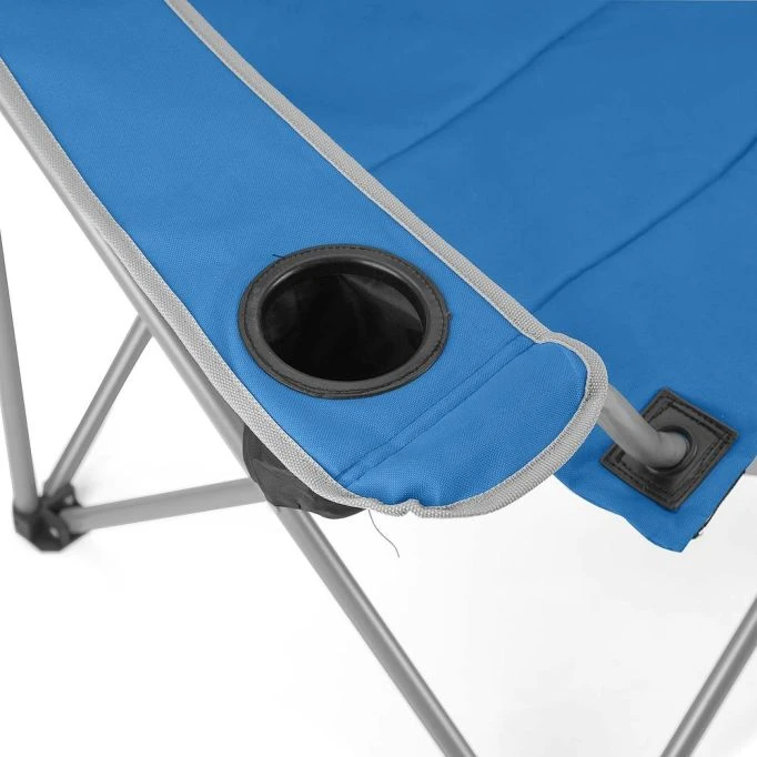 Volkswagen Blue Deluxe Padded Chair 4 Volkswagen Blue Deluxe Padded Chair - Image 2