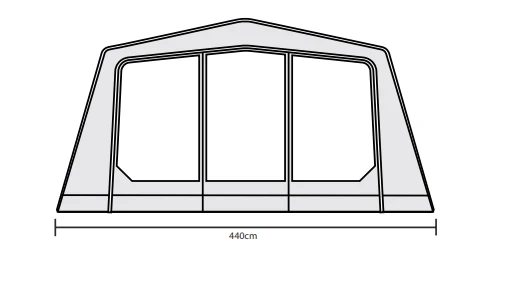 Outdoor Revolution Ozone Safari Front Porch Extension 10 Outdoor Revolution Ozone Safari Front Porch Extension - Image 8