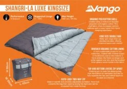 Vango Shangri-La Luxe Kingsize Sleeping Bag 10 Vango Shangri-La Luxe Kingsize Sleeping Bag -Robens Shop shangri la luxe kingsize infographic medium