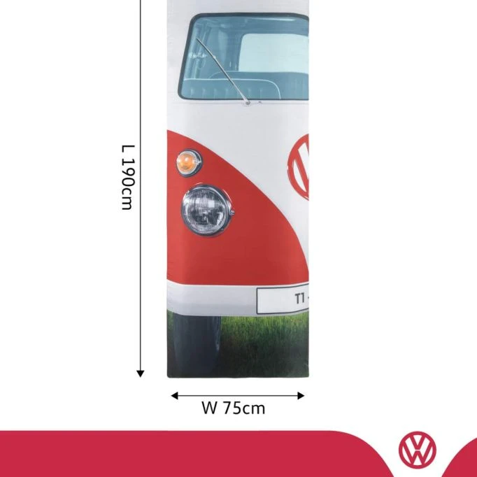 Volkswagen Red Campervan Single Sleeping Bag 5 Volkswagen Red Campervan Single Sleeping Bag - Image 3