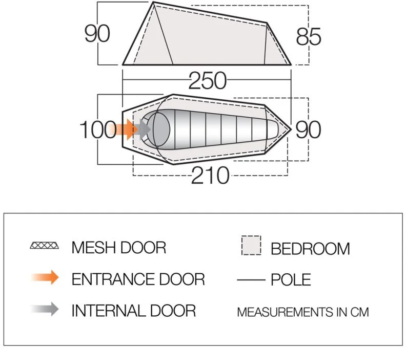 Vango Soul 100 Tent 4 Vango Soul 100 Tent - Image 2