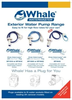 Whale Watermaster EP1612 High Flow Pump -Robens Shop whalewatermasterpumprange 0414 page 001